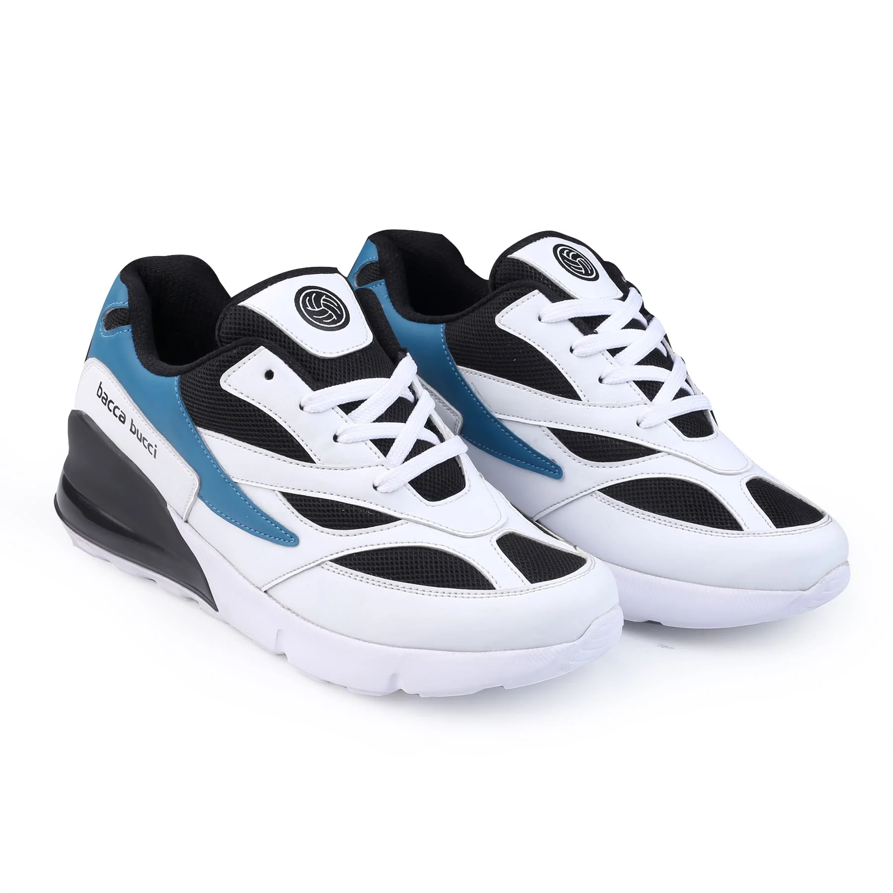 Bacca Bucci Boys or Girls Urban Retro Blocked Fashions Sneakers for Walking Running Partying & Fun (Age : 8 Years to 12 Years) - Image 5