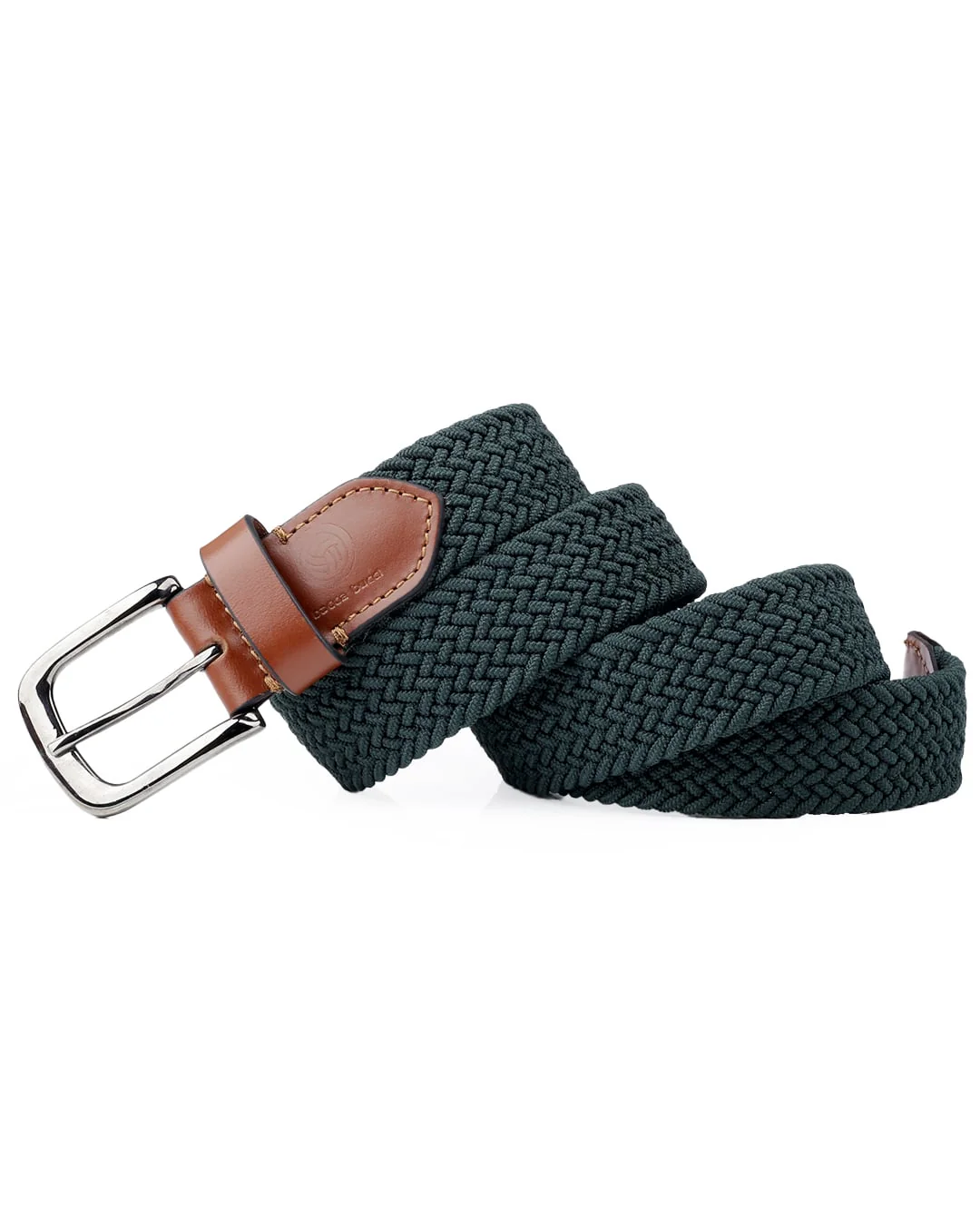 Bacca Bucci Men's Premium Elastic Braided Stretch Belt—Perfect for Golf, Casual, and Everyday Wear - Image 3