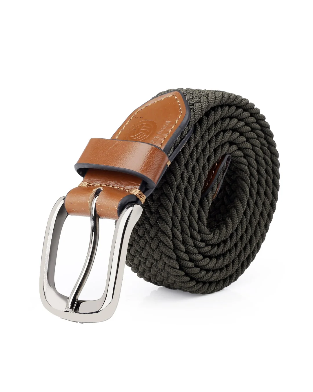 Bacca Bucci Men's Premium Elastic Braided Stretch Belt—Perfect for Golf, Casual, and Everyday Wear - Image 2
