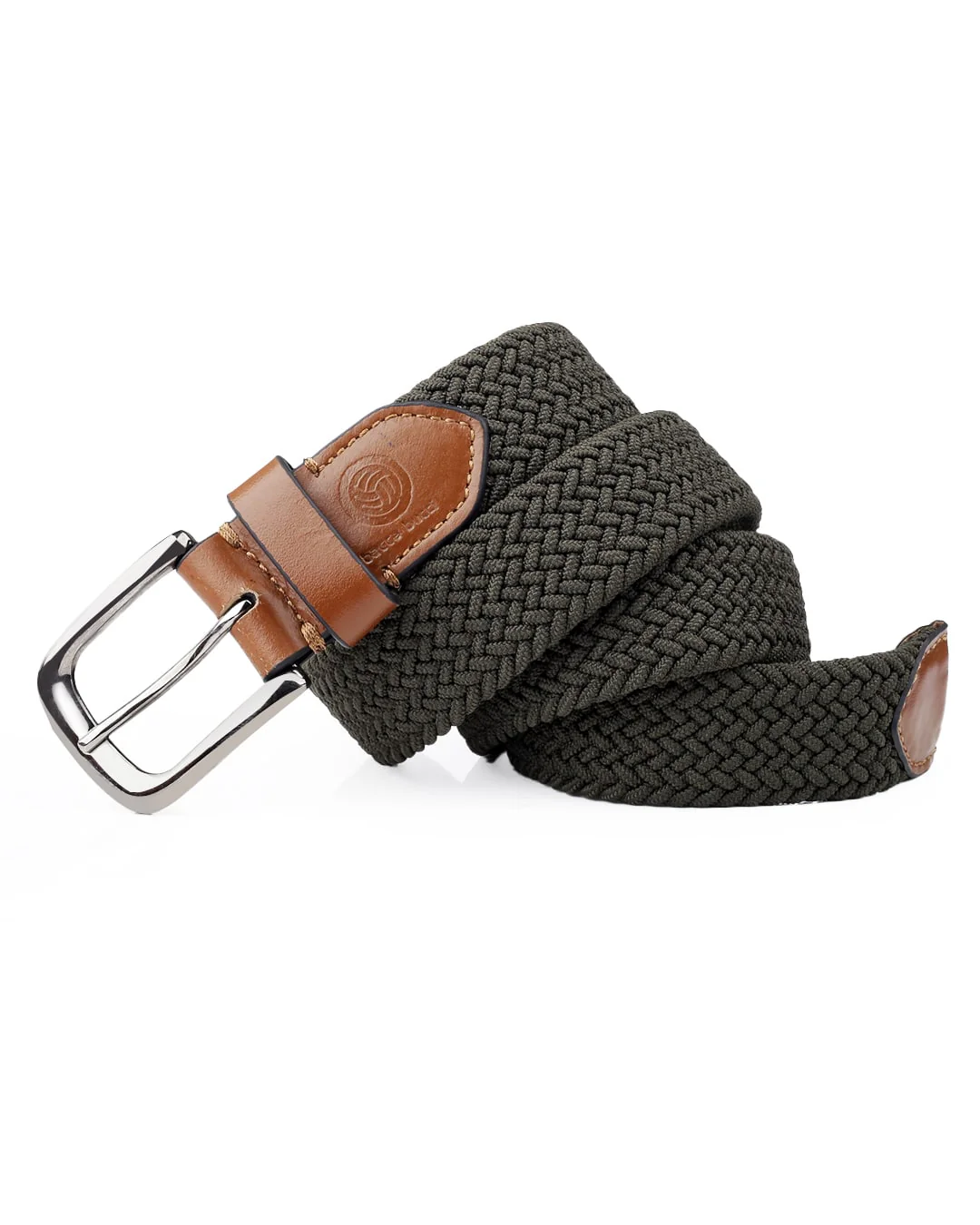 Bacca Bucci Men's Premium Elastic Braided Stretch Belt—Perfect for Golf, Casual, and Everyday Wear - Image 4