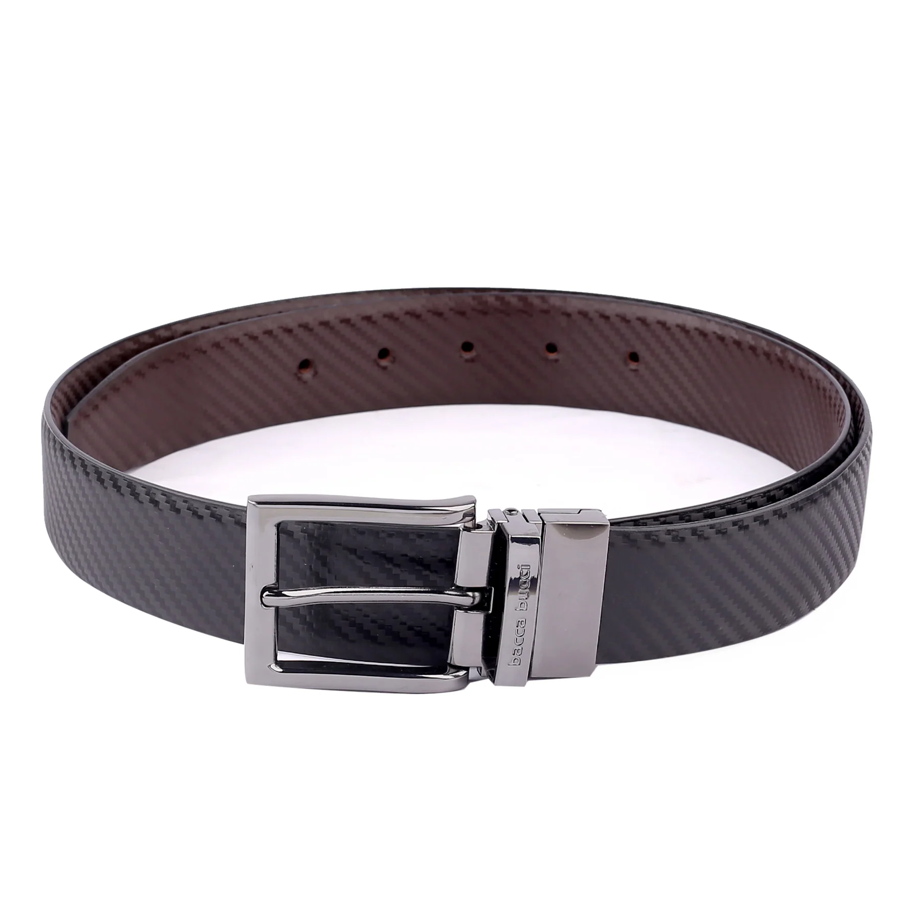 Bacca Bucci Auto reversible dress belt with Genuine Leather - Image 4
