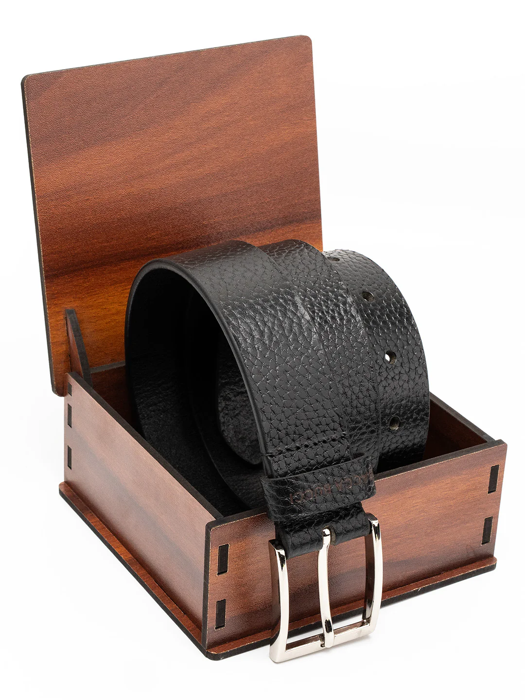 Bacca Bucci Textured Classic Pin Buckle Belt - Image 5