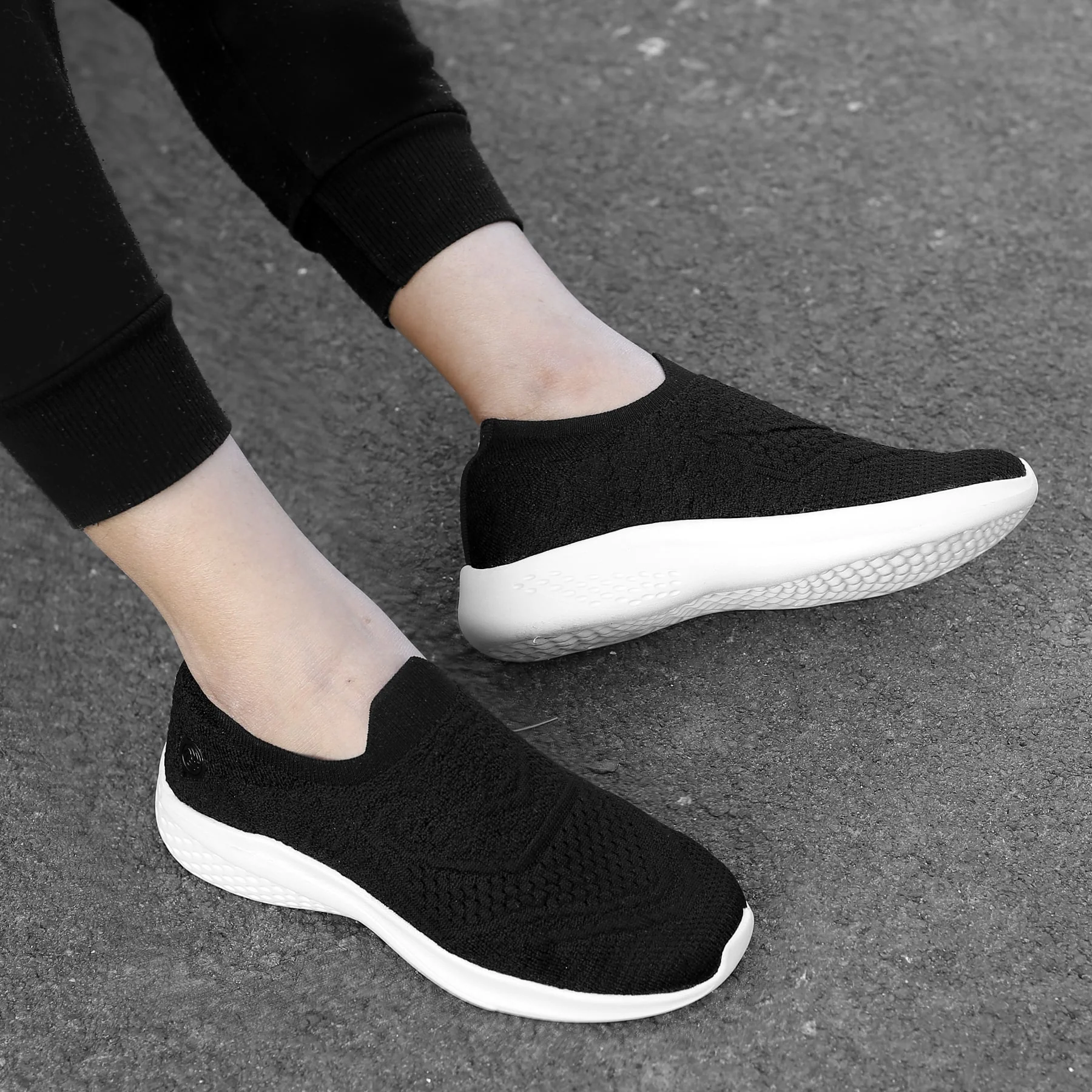 Bacca Bucci Women's WALKER Slip-On Walking Breathable Mesh Sports Shoes Sneakers - Image 3